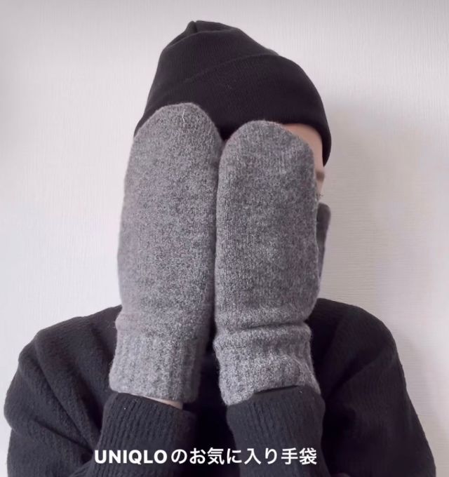 ヒートテックライニングスフレヤーンミトン