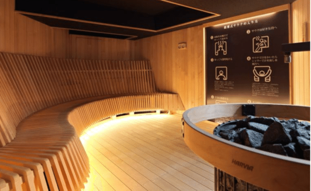 館内癒しのサウナ画像