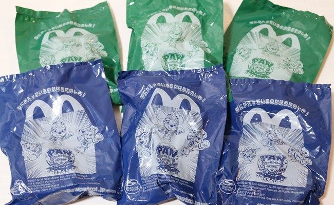 新作おもちゃは全6種類！