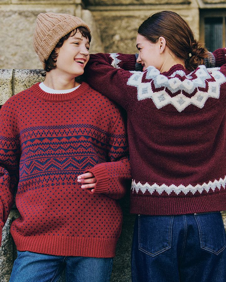 寒い日のオシャレはセーターで決まり！デニムに合う着回し力抜群のニットたち