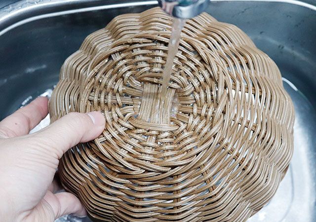 水洗いができる抗菌バスケット