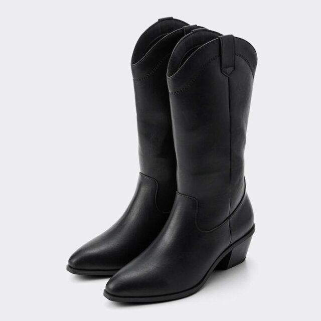 GUの黒シューズ