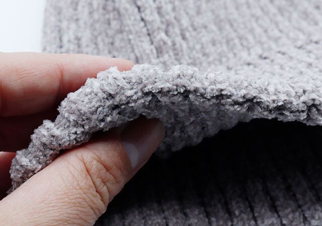 ふわふわでチクチクしないニット帽