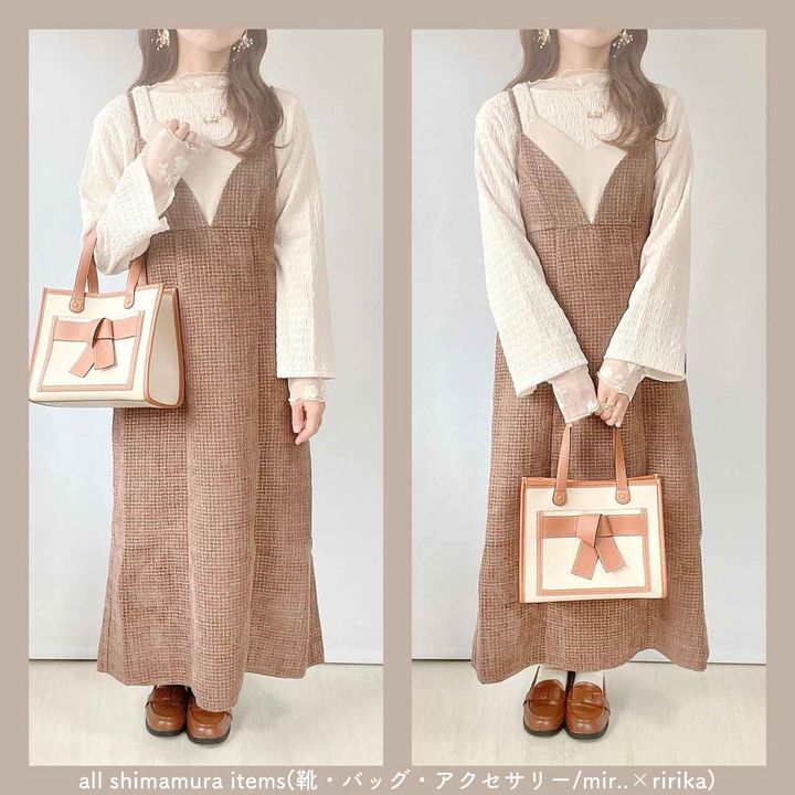 画像: ゆるやかに広がるフレアシルエットで、着るだけで女性らしい印象になります。 出典：Instagram