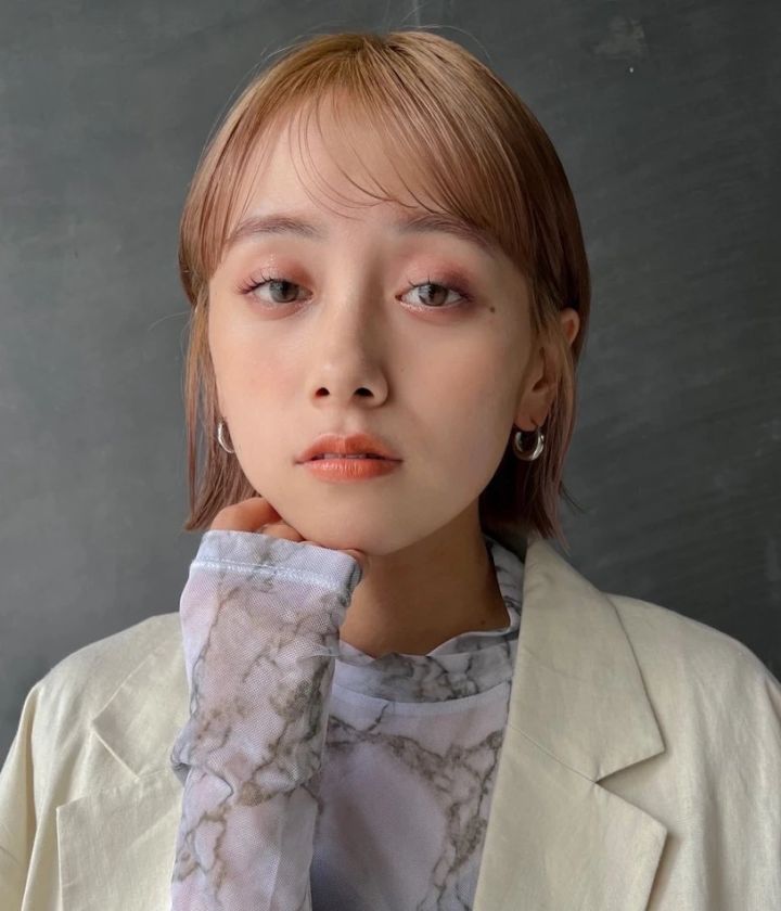 ボブ ヘア 髪型 ヘアスタイル 大人 前髪あり