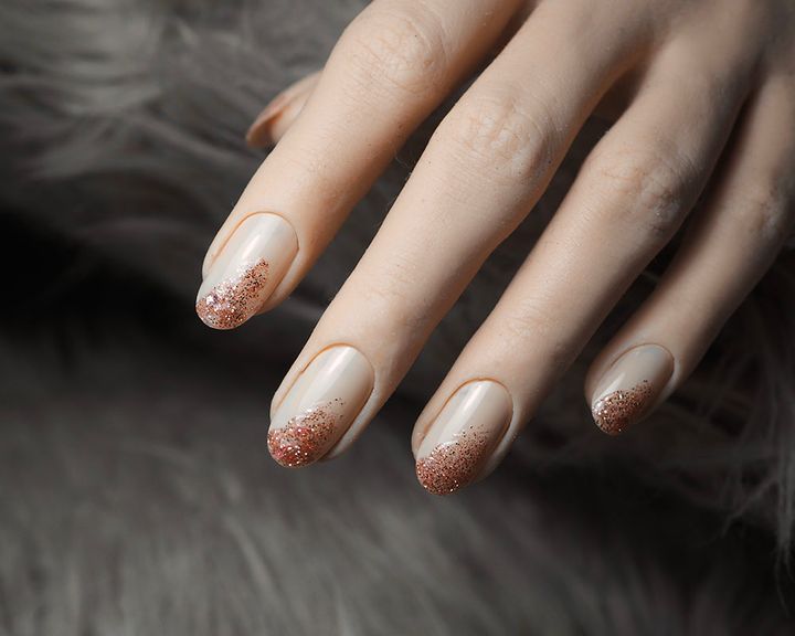 第2位：ピンクゴールドグリッター