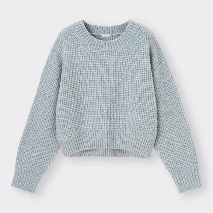 画像: 【GU】「メランジセーター」¥2,490（税込） 出典：GU