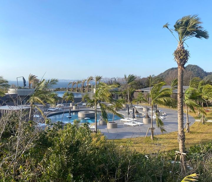 「BOTANICAL POOL CLUB」メインプール全景