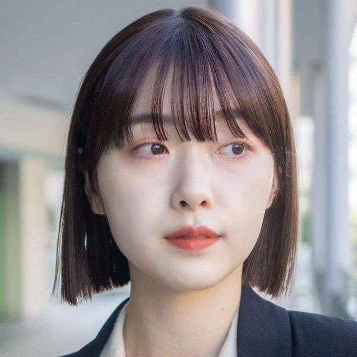 ボブ ヘア 髪型 ヘアスタイル 大人 前髪あり 30代 40代