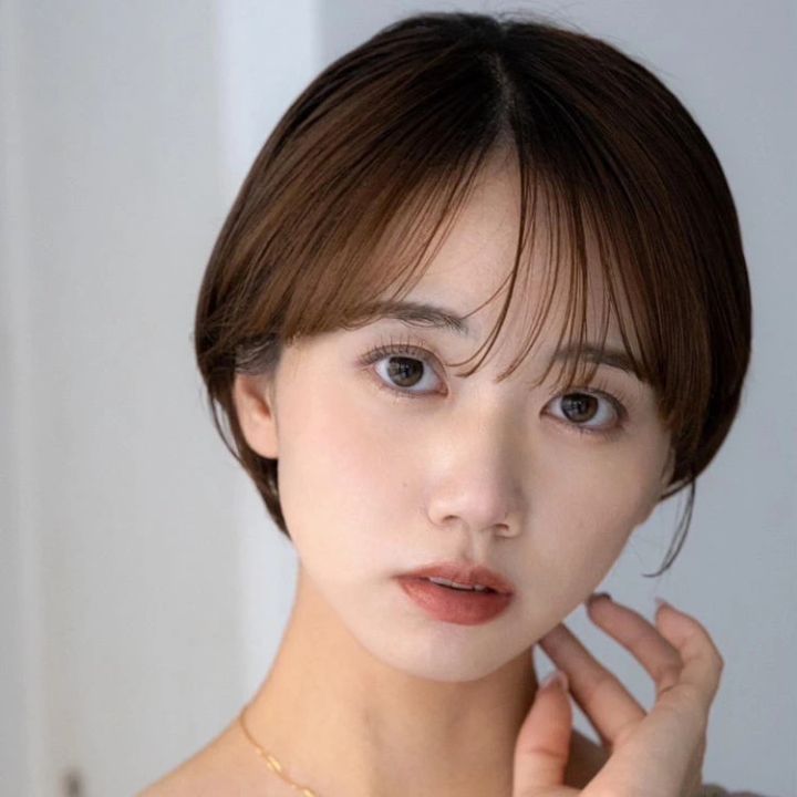 ショート ヘア 髪型 ヘアスタイル 30代 40代 大人 前髪あり