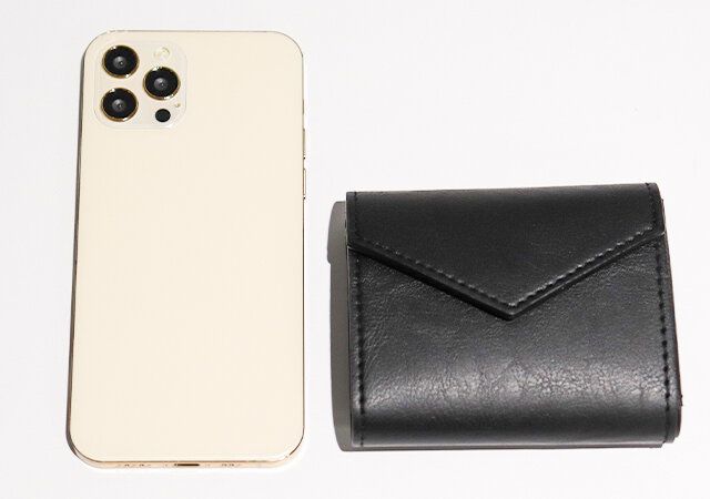 THE EDITORS［ジ エディターズ］スマート会計ミニ財布のサイズ感