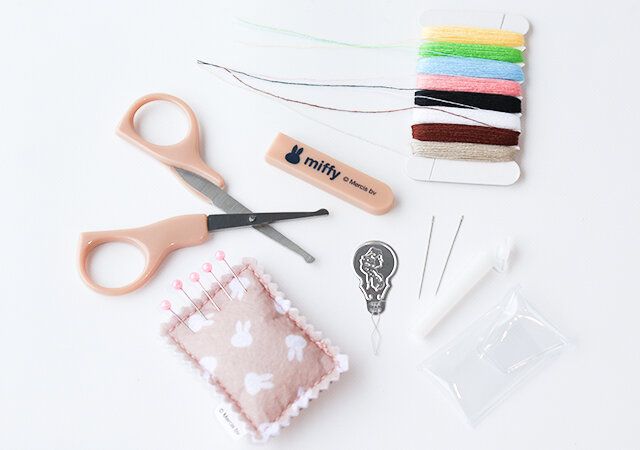リンネル2月号の付録のmiffy［ミッフィー］ソーイングセット