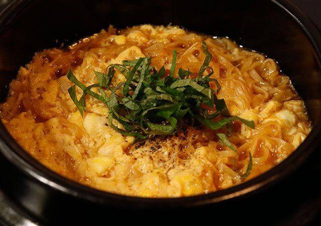 ダイソーの鍋〆チキンラーメンで作った〆ラーメン
