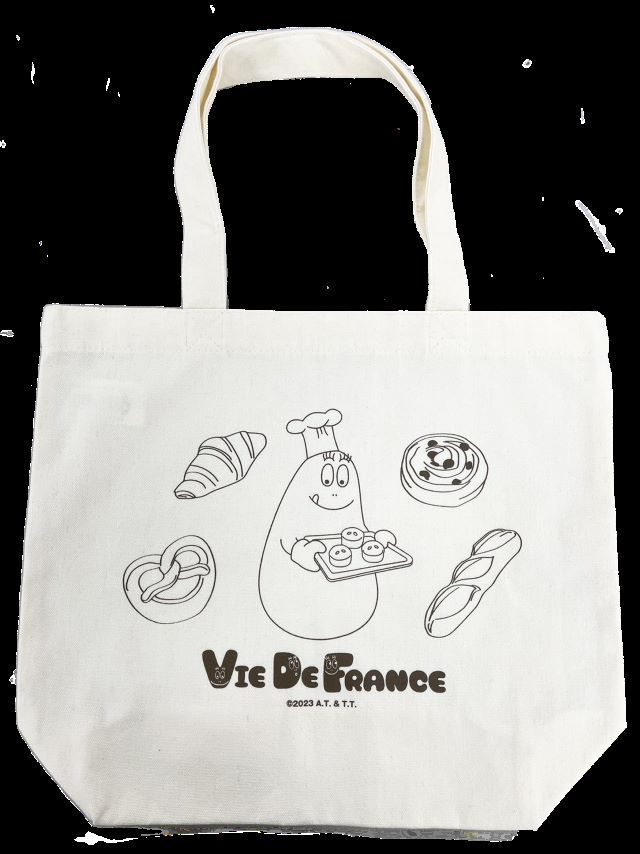 ヴィ・ド・フランス×バーバパパコラボバッグ（ナチュラル)