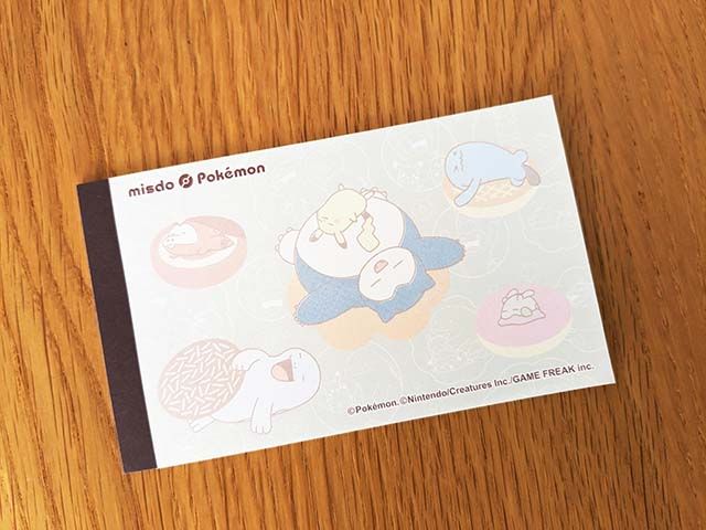 「ミスド福袋2024」ポケモンデザインのメモ帳