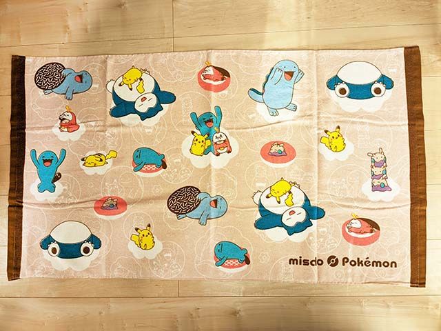 ポケモンコラボ「ミスド福袋2024」5900円中身：ポケモンデザインのバスタオル