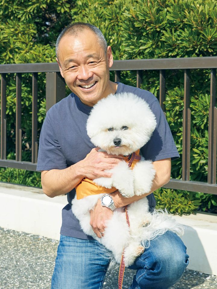 三井健次と愛犬デイジー