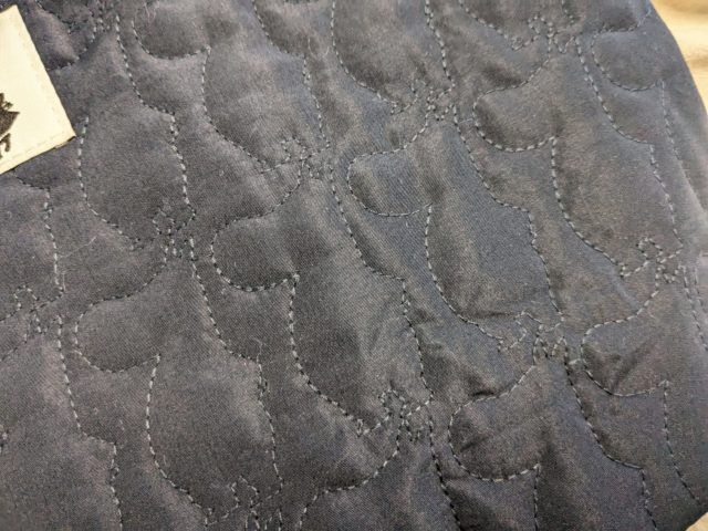 ムーミン柄のキルティング