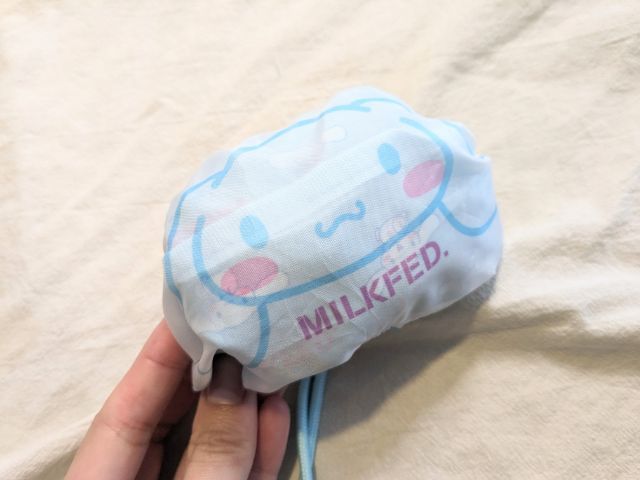 エコバッグ畳んで正面