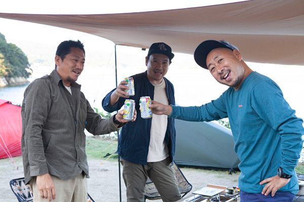 これぞおやじキャンプ飯！淡路島の絶品食材で海沿いキャンプ
