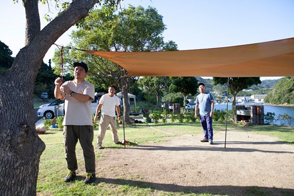 これぞおやじキャンプ飯！淡路島の絶品食材で海沿いキャンプ