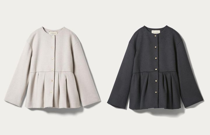 画像: 「ペプラム ショート コート」各￥44,000 出典：ユナイテッドアローズ