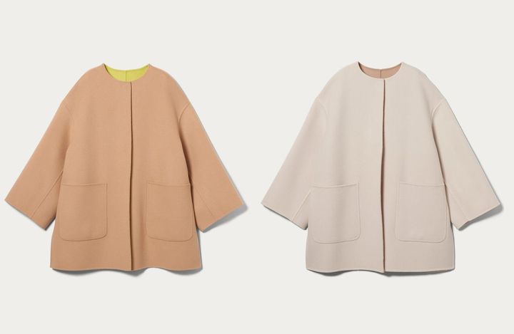 画像: 「バイカラー リバー ミドルコート」各￥63,800※2023年1月下旬発売予定 出典：ユナイテッドアローズ