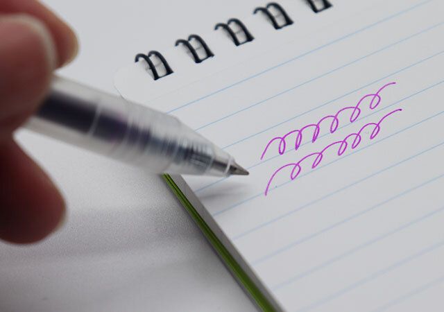 メモ帳の書き心地