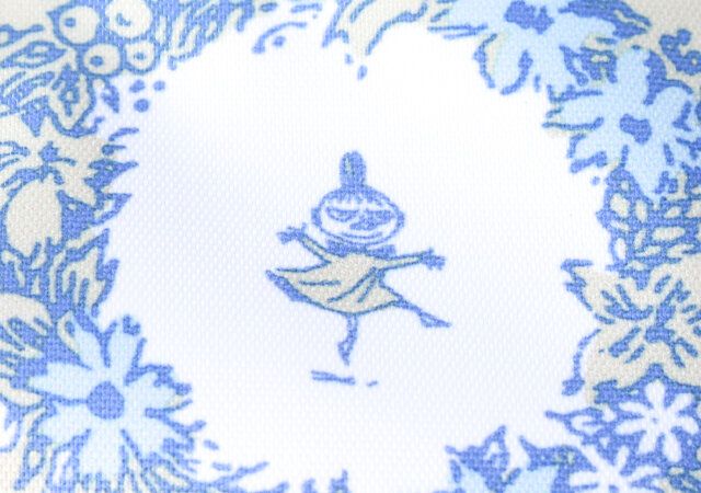 ムーミン×キッピスのポーチのコラボ柄