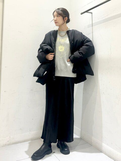 冬のダウンコーデ