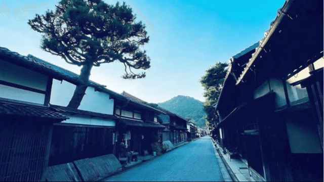 滋賀県風情ある街並み画像