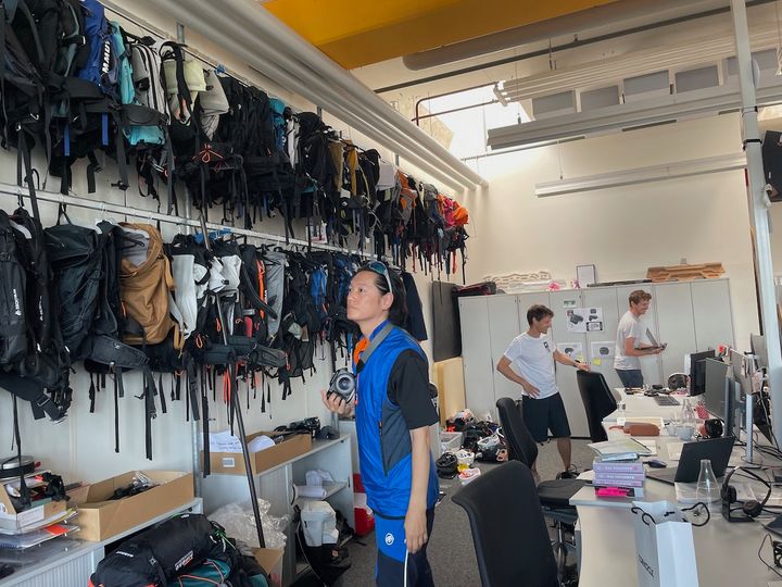 〈MAMMUT〉バックパック部門のオフィス