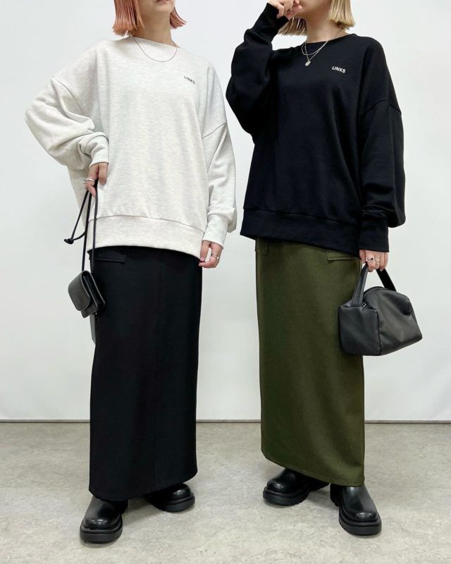 しまむらカーゴコラ＆スウェットボ女性