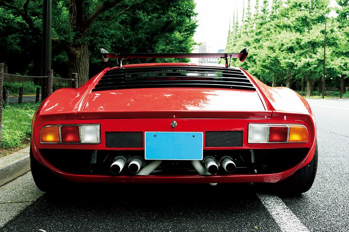 ランボルギーニ・ミウラSVR バックスタイル