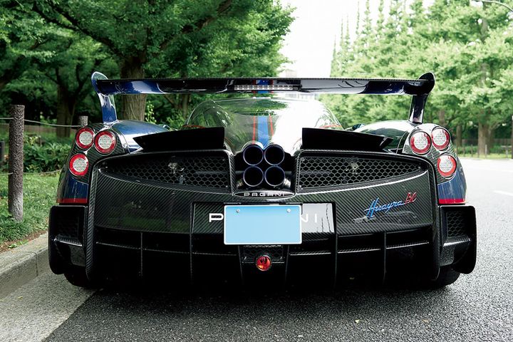 パガーニ・ウアイラBC バックスタイル