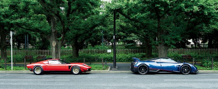 パガーニ・ウアイラBC、ランボルギーニ・ミウラSVR