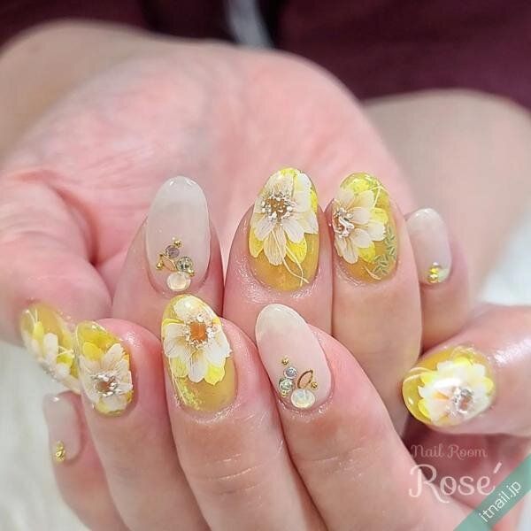 Rose’が投稿したネイルデザイン [photoid:I0128683] via Itnail Design (723505)