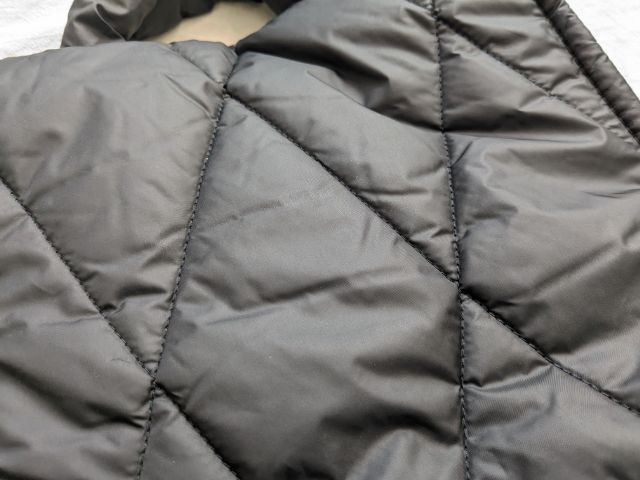 キルティング生地のアップ