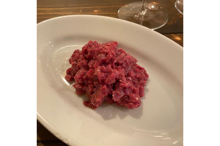 馬肉のタルタル