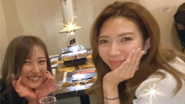 戦友との夕食時の画像