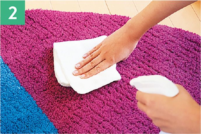 畳やじゅうたんを拭く。