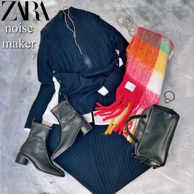 ZARAフェルトテクスチャセット置き