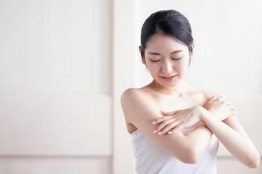 すべすべお肌イメージ画像