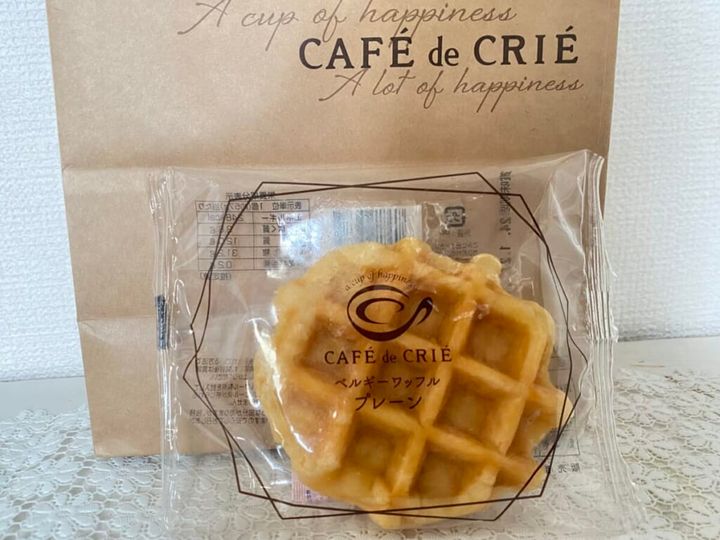 「カフェ・ド・クリエ2024福袋」中身3／焼菓子「ベルギーワッフルプレーン」