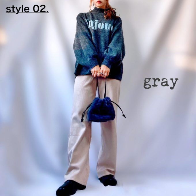 ダイソーのチャコールの「エコファー巾着トートバッグ」