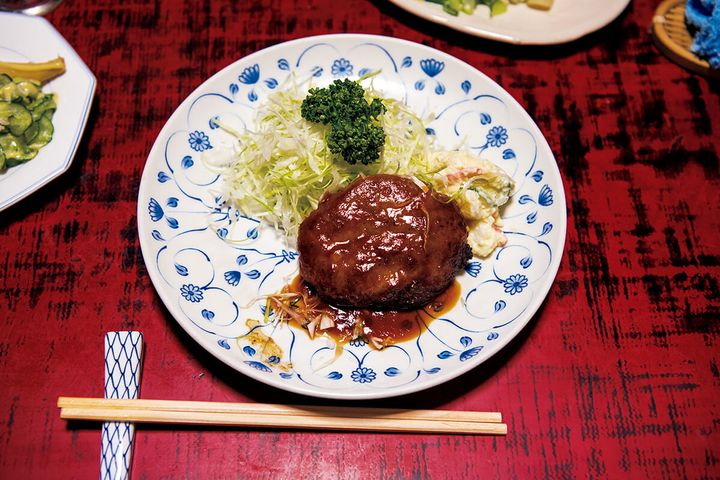 人形町〈来福亭〉ハンバーグ