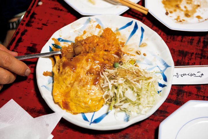 人形町〈来福亭〉オムライス