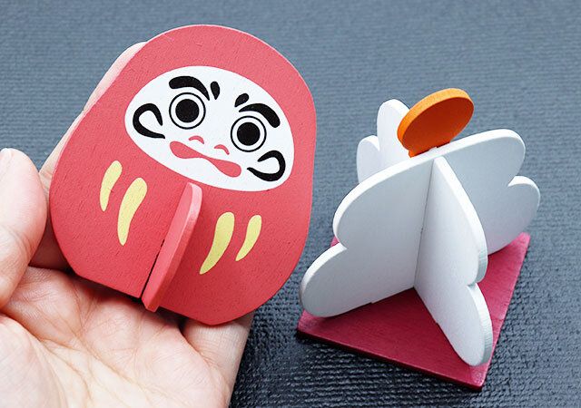 ダイソーの組み立てオブジェ（新春）は小ぶりでも存在感たっぷり