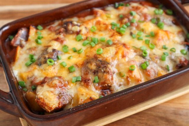 いわし缶のトマト味噌グラタン レシピ 出来上がり