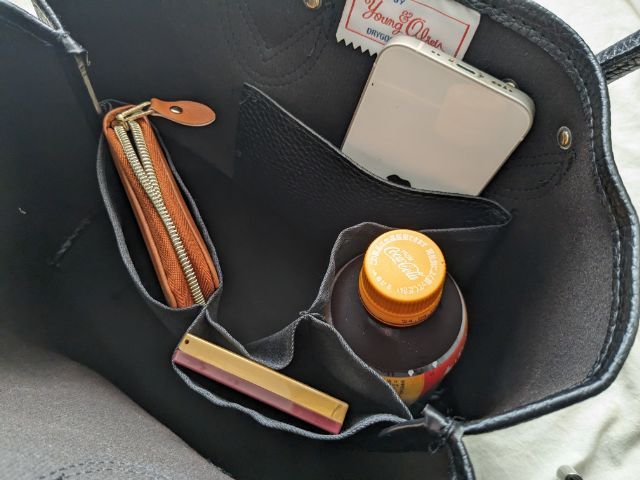 中にものを入れたところ